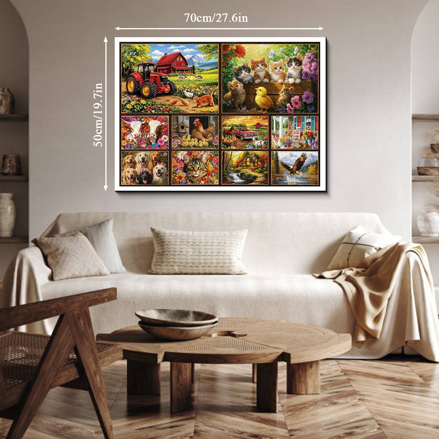 Farmyard Memories Jigsaw Puzzle 1000 Pieces