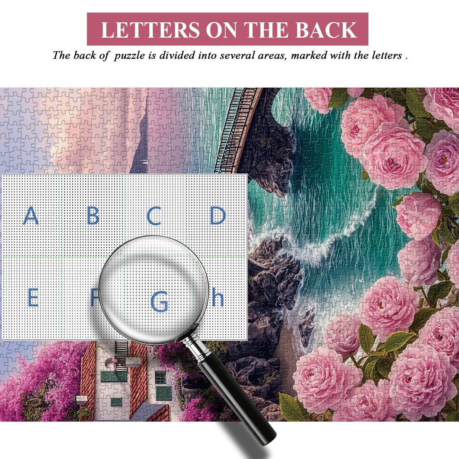 Puzzle Côte Pourpre 1000 Pièces