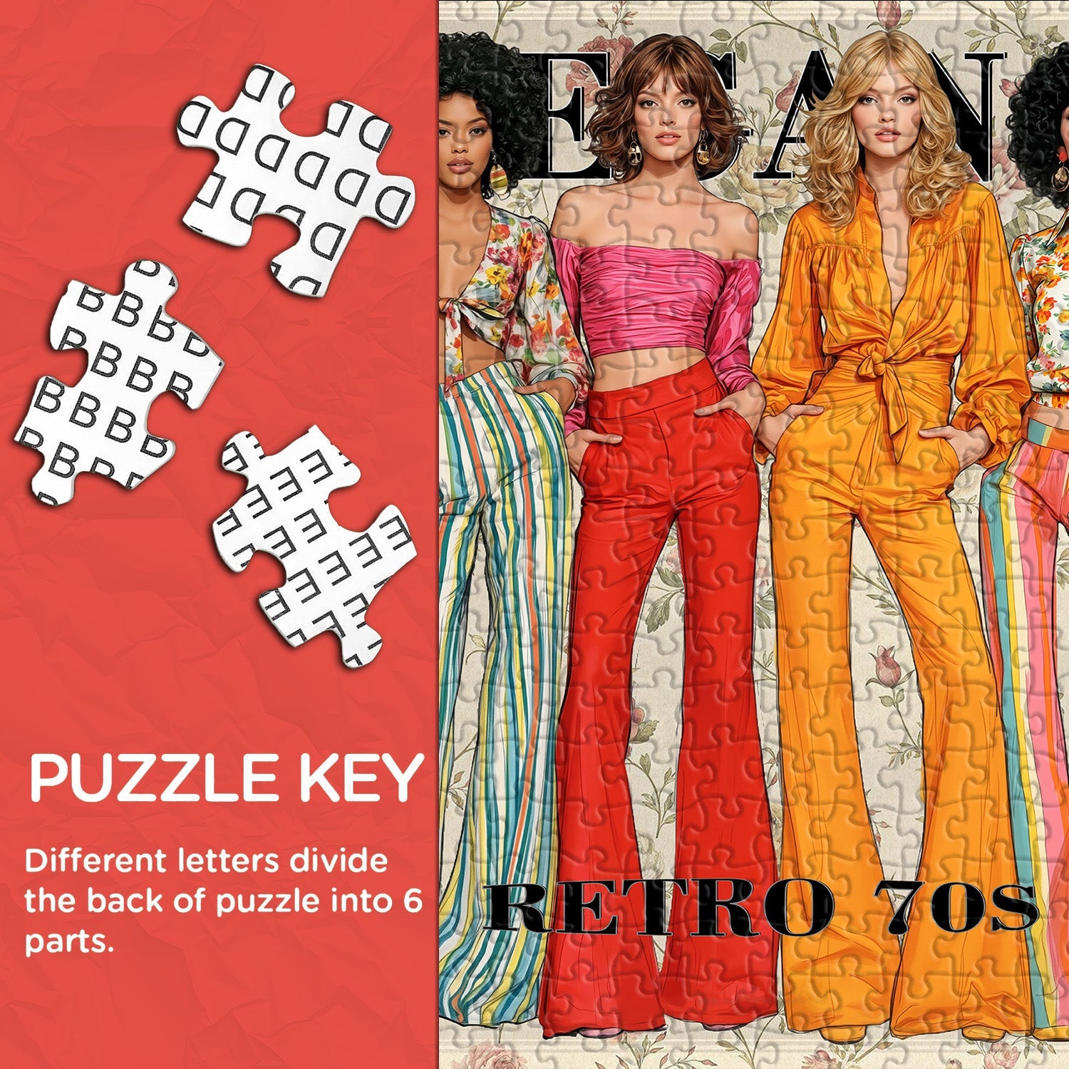 Puzzle Groovy Styles 1000 pezzi