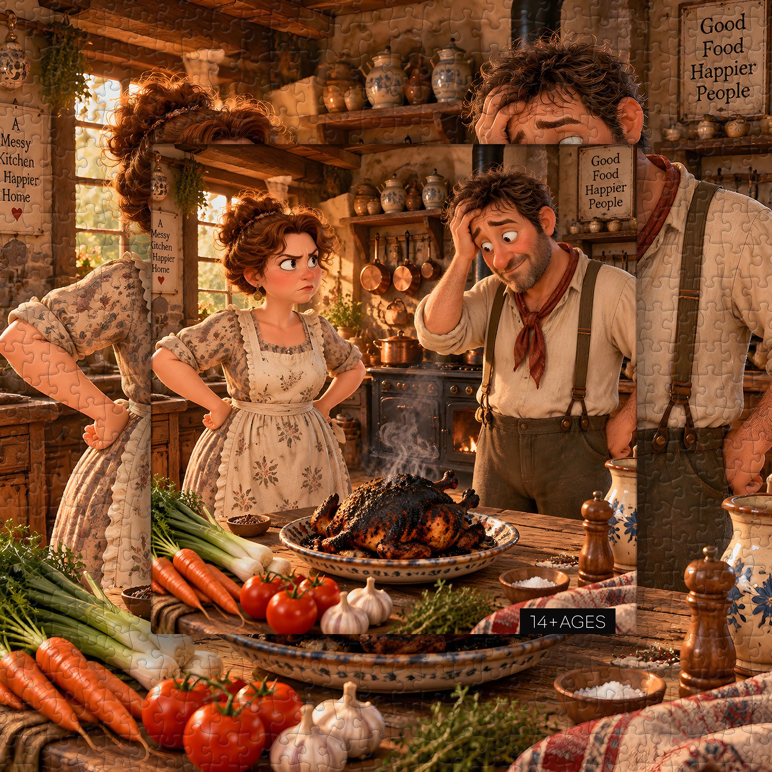 Cooking Gone Wrong Jigsaw Puzzle 1000 Pieces