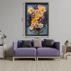 Collage de fleurs puzzle 1000 pièces
