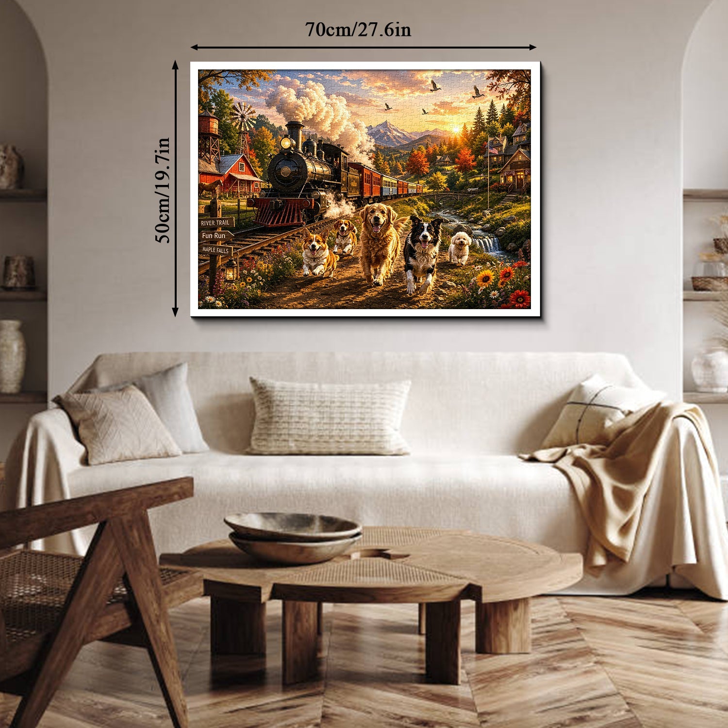 Autumn Run Jigsaw Puzzle 1000 Pieces