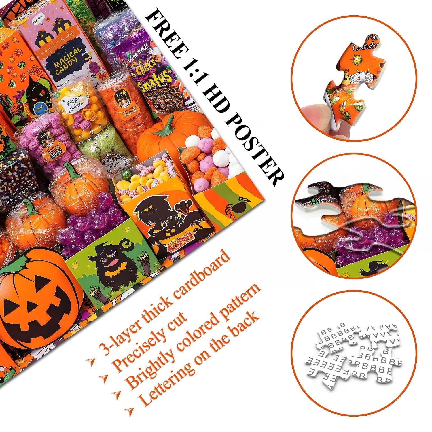 Candy Carnival puzzle puzzle 1000 pezzi