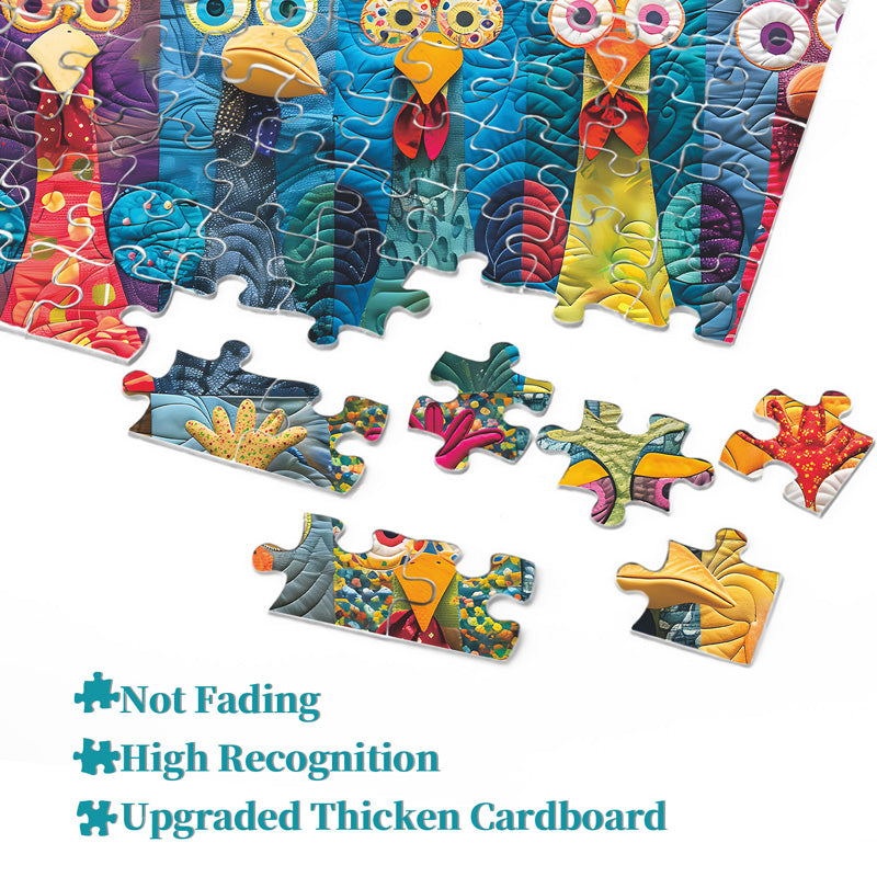 Patchwork Chick Jigsaw Puzzle 1000 pièces