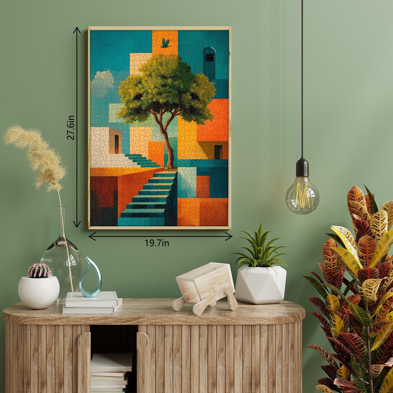Arbre de géométrie puzzle 1000 pièces