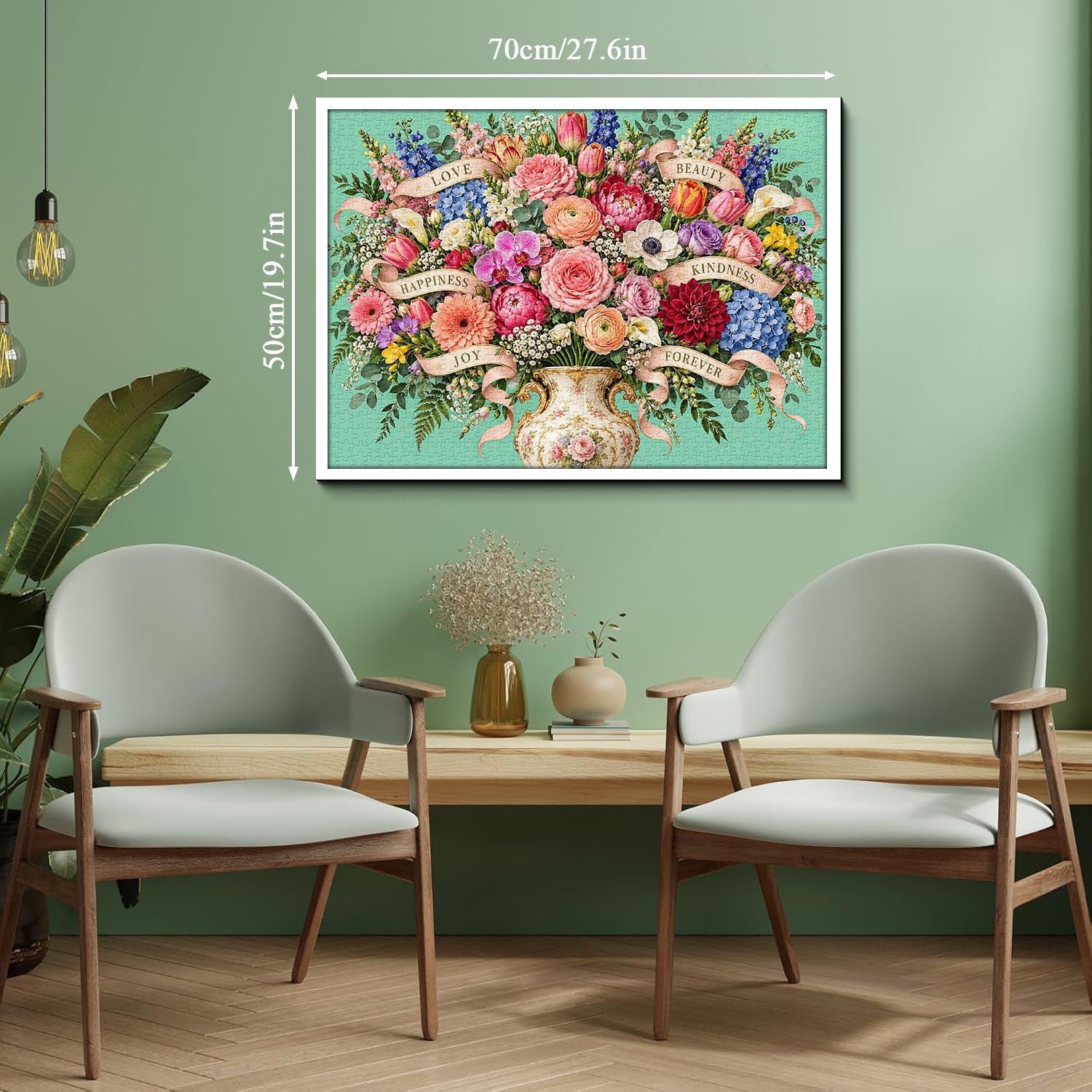 Floral Blessings Jigsaw Puzzle 1000 Pieces