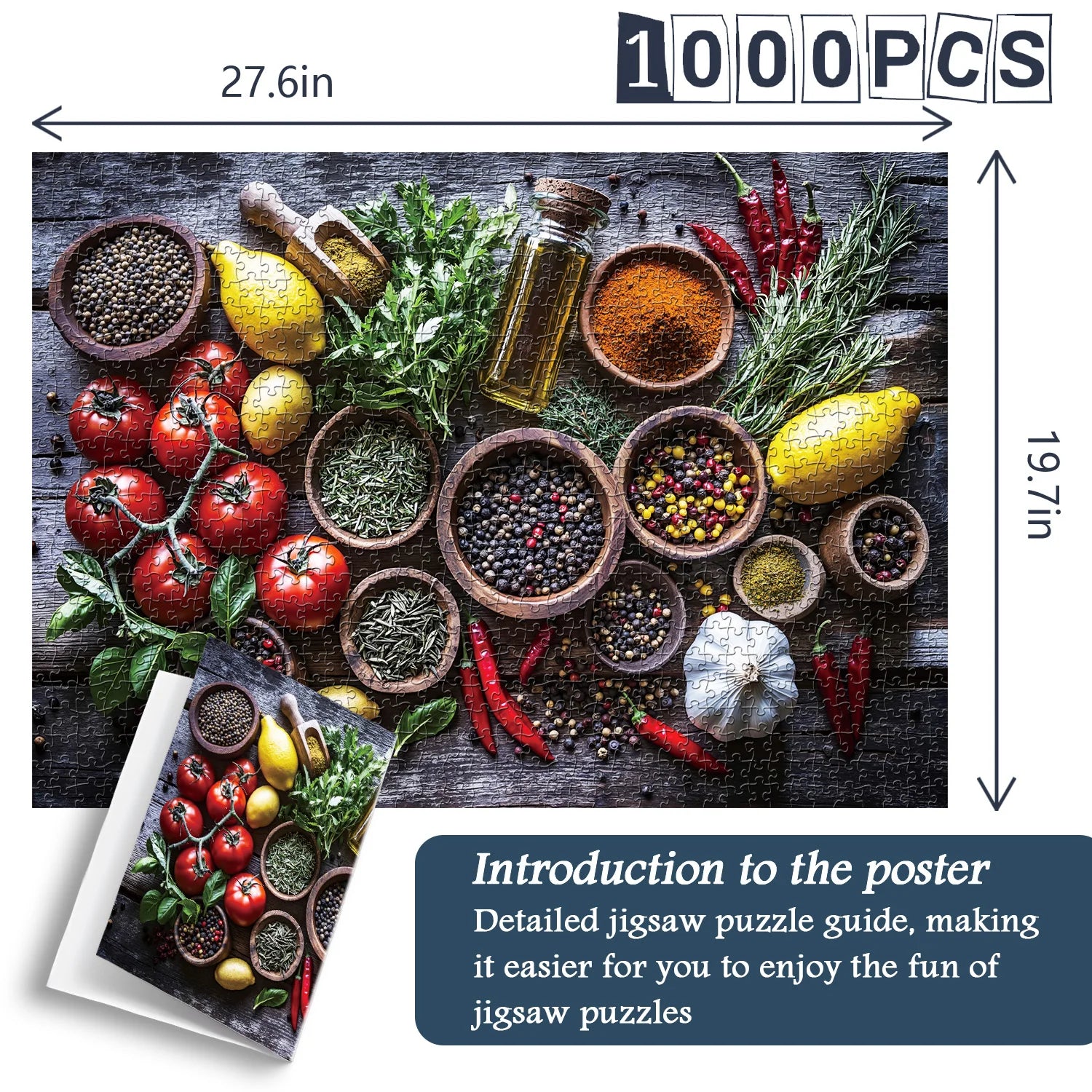Palette Flavors Jigsaw Puzzle 1000 Pieces