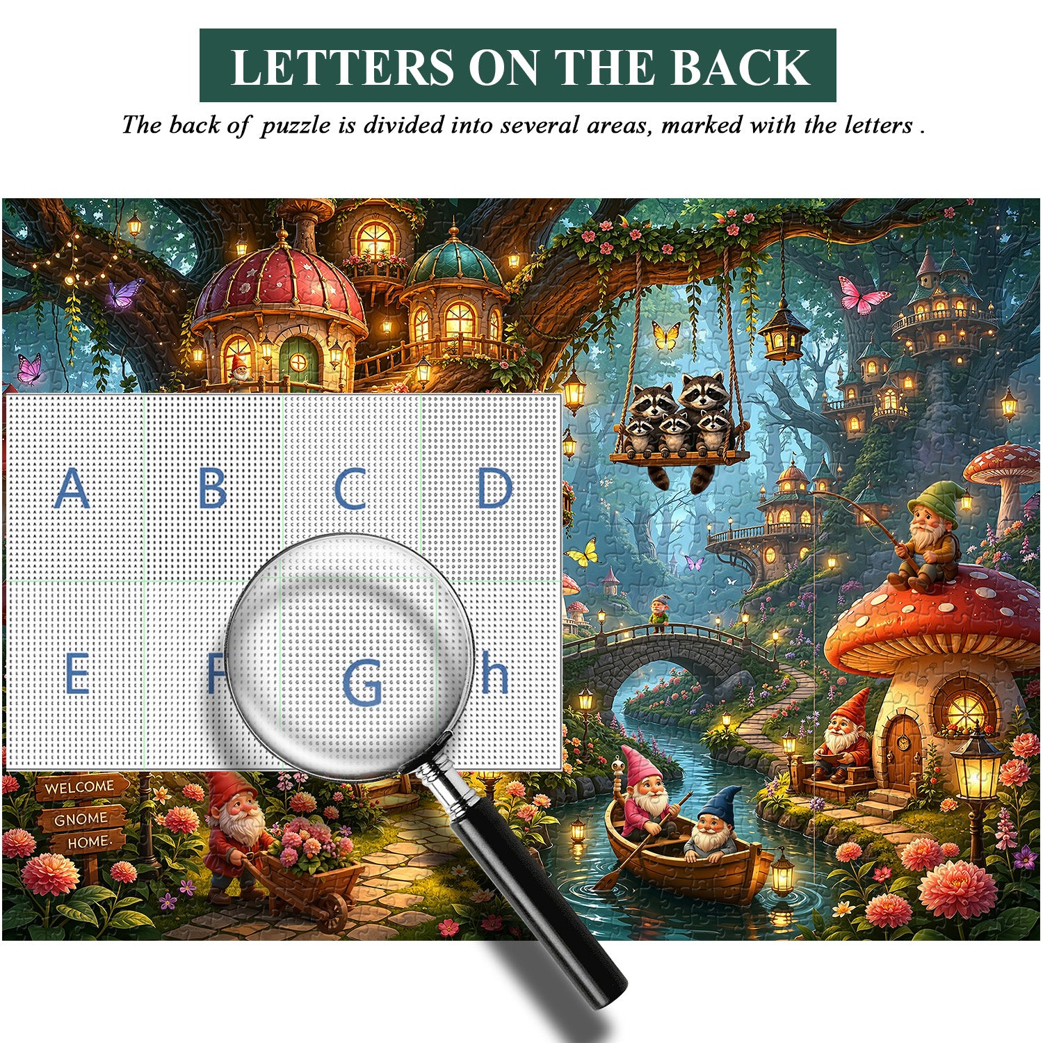 Gnome Hollow Jigsaw Puzzle 1000 Pieces