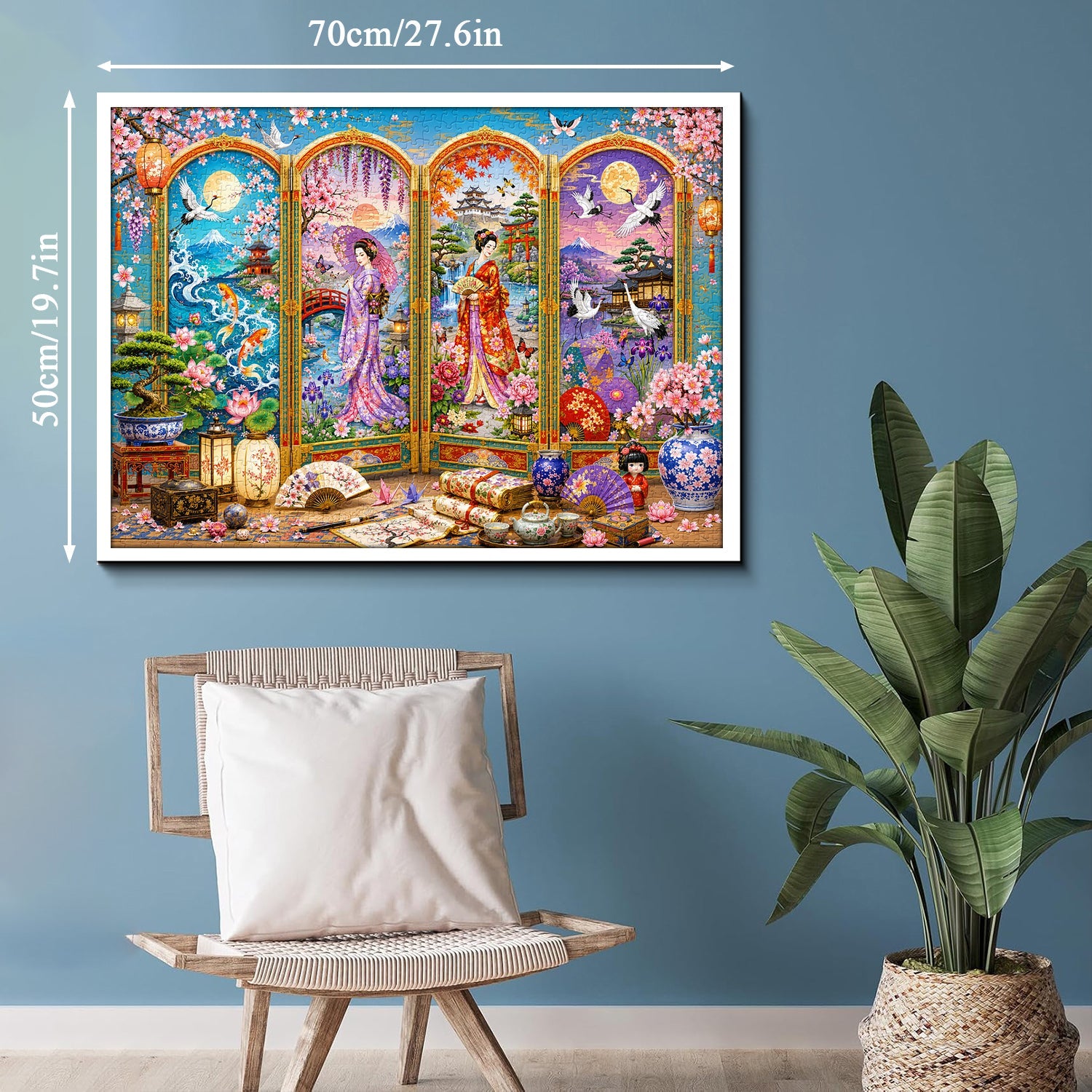 Puzzle con schermo artistico giapponese da 1000 pezzi