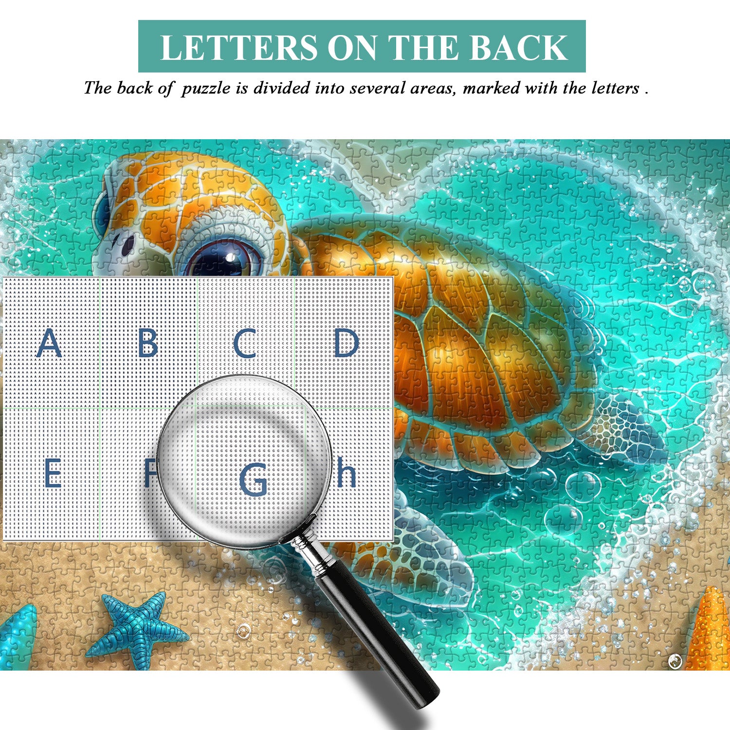 Heart Turtle Jigsaw Puzzle 1000 Pieces