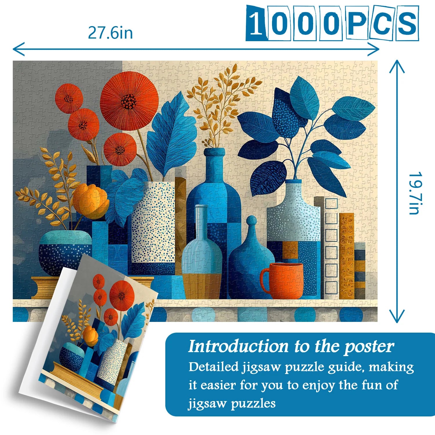 Variations de Blue Jigsaw Puzzle 1000 Pièces