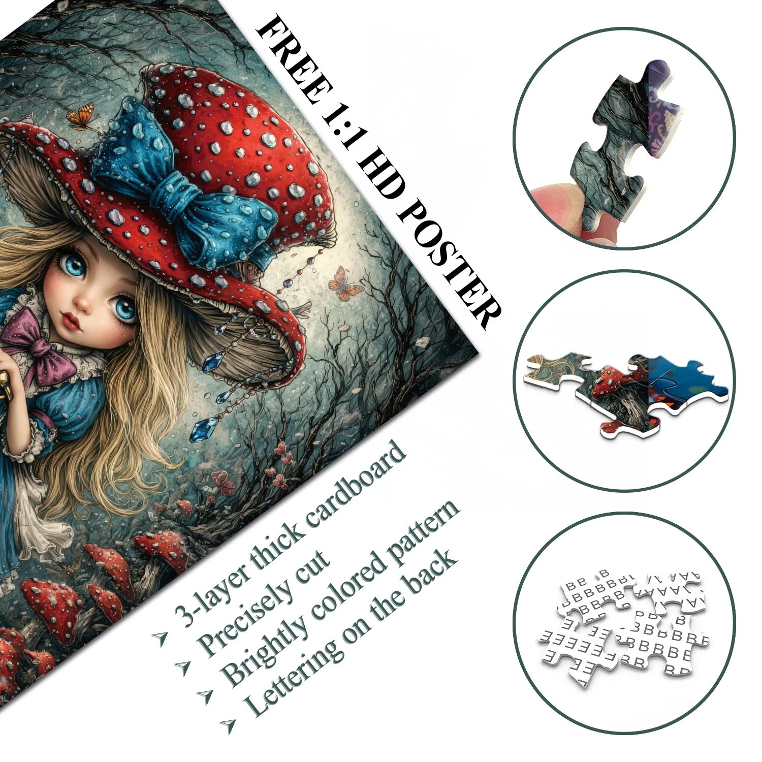 Waldelfen-Puzzle 1000 Teile