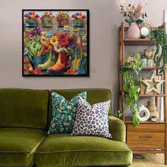 Bottes de jardin puzzle 1000 pièces