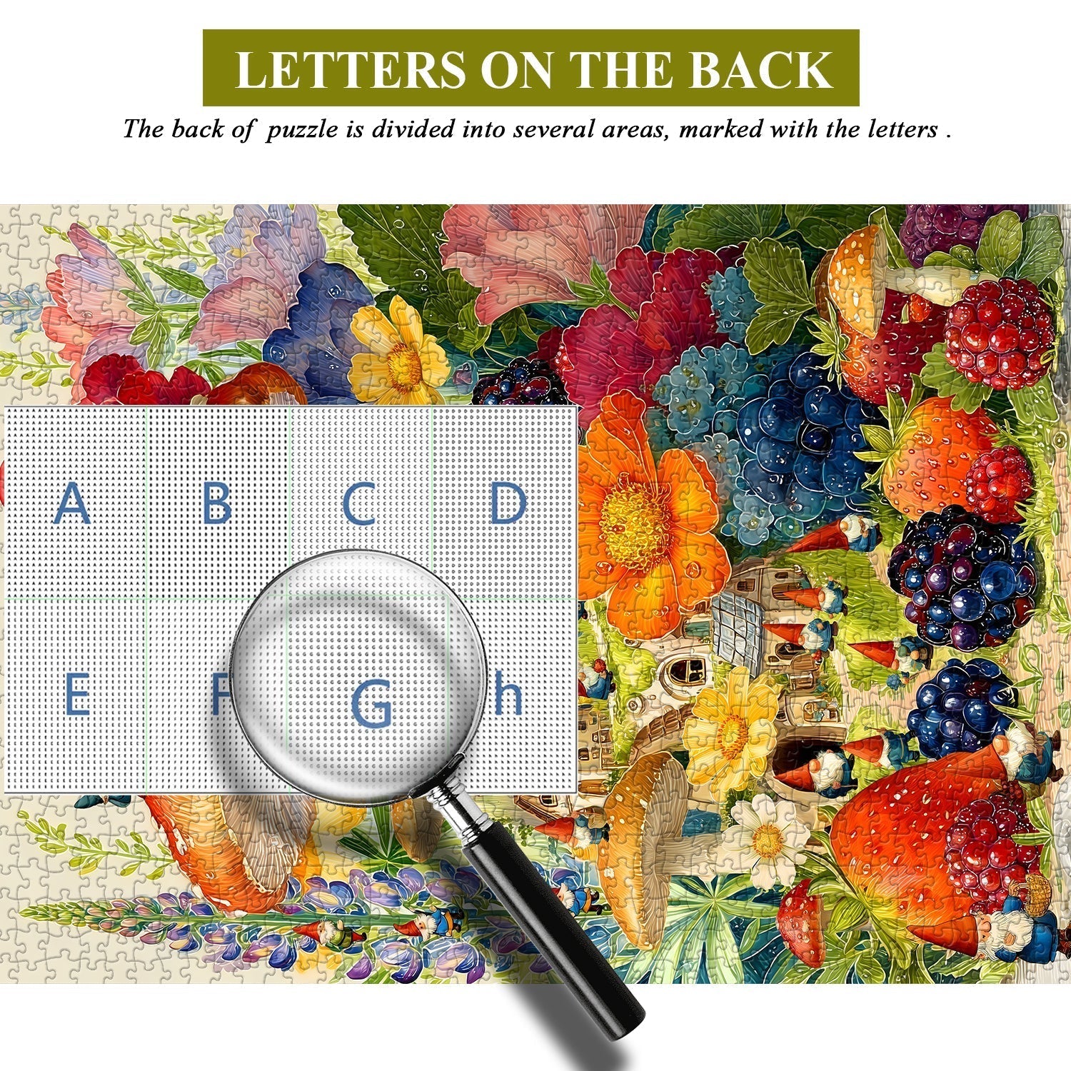 Blossom & Gnome Home Jigsaw Puzzle 1000 Pieces