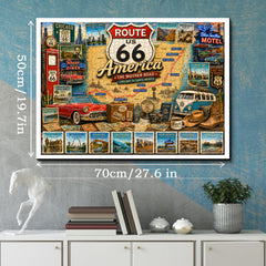 Route 66 Reisepuzzle 1000 Teile
