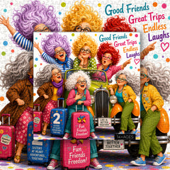 Friends Fun Trip Jigsaw Puzzle 1000 Pieces