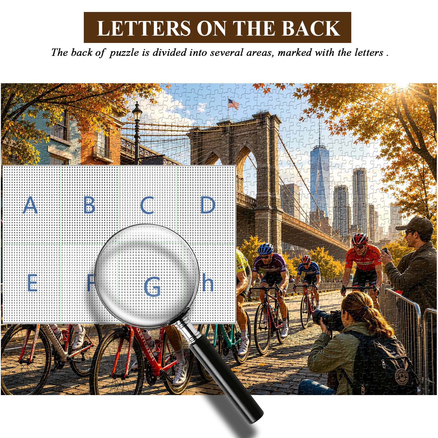 City Bike Race Jigsaw Puzzle 1000 Pieces