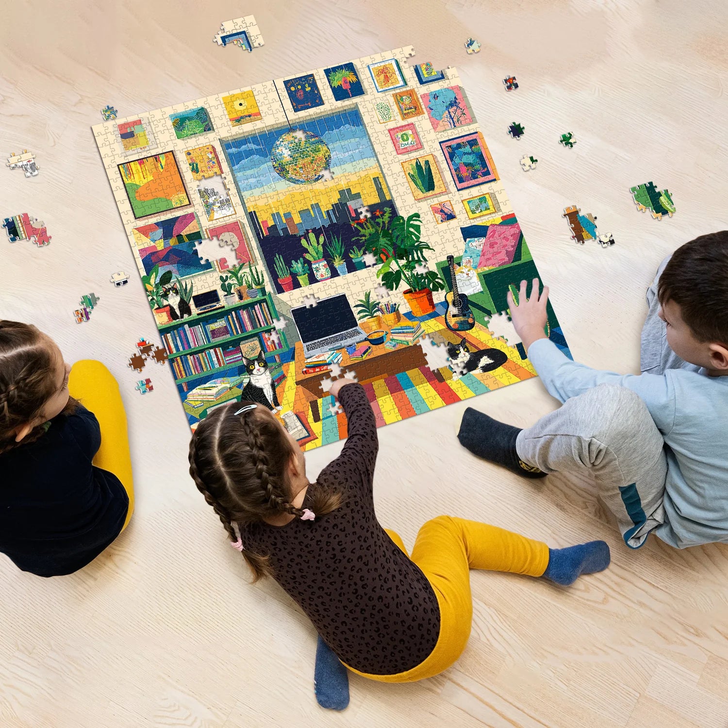 Colorful Room Jigsaw Puzzles 1000 Pieces