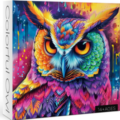 Colorful Owls Jigsaw Puzzle 1000 Pieces