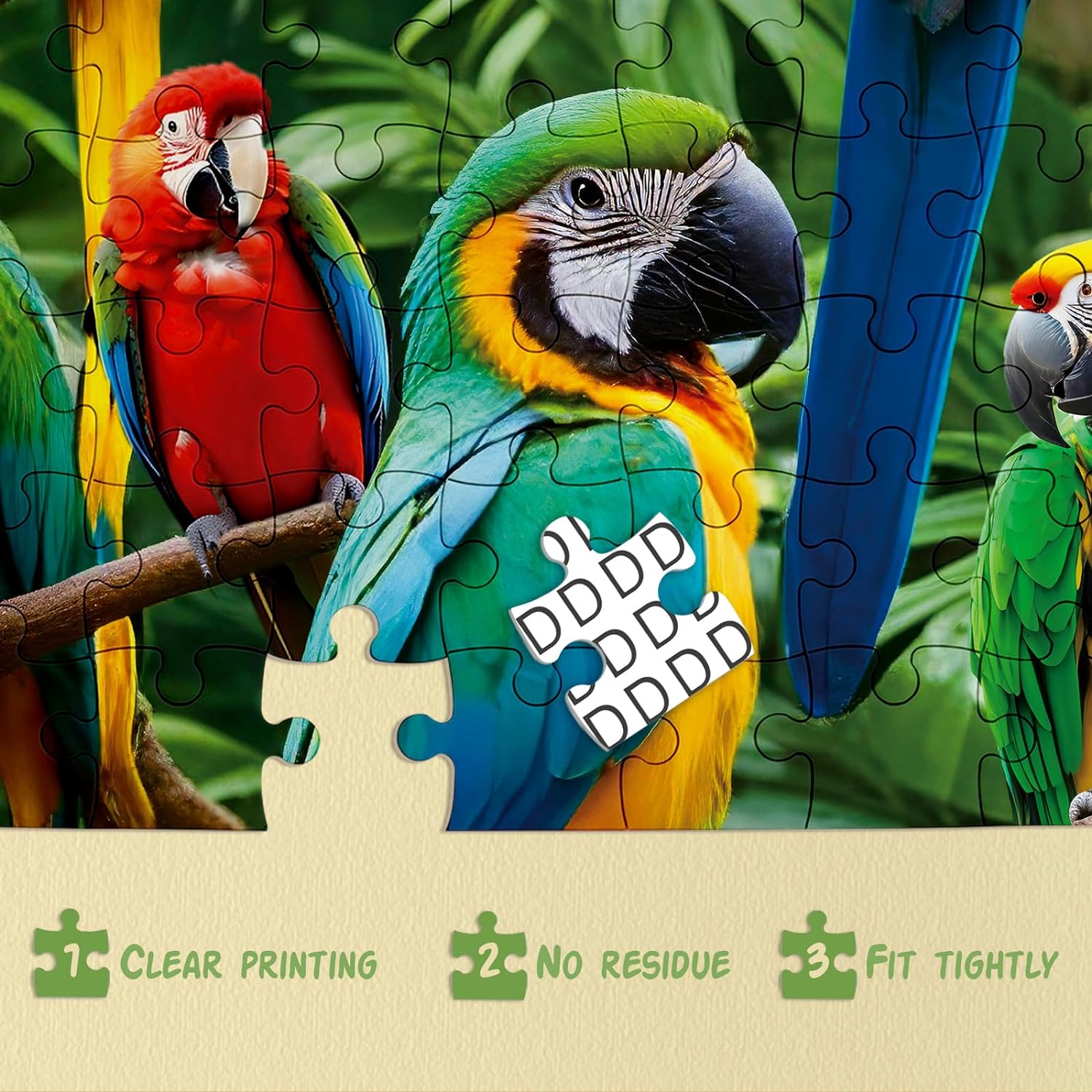 Parrot Paradise Jigsaw Puzzles 1000 Pieces