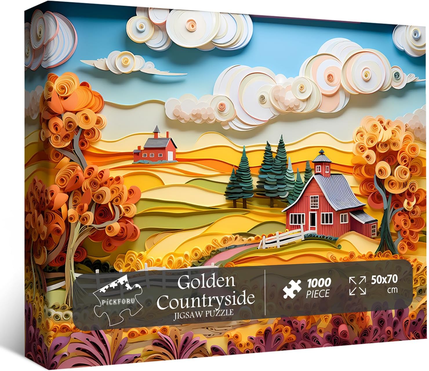 Colorful Country Jigsaw Puzzles 1000 Pieces