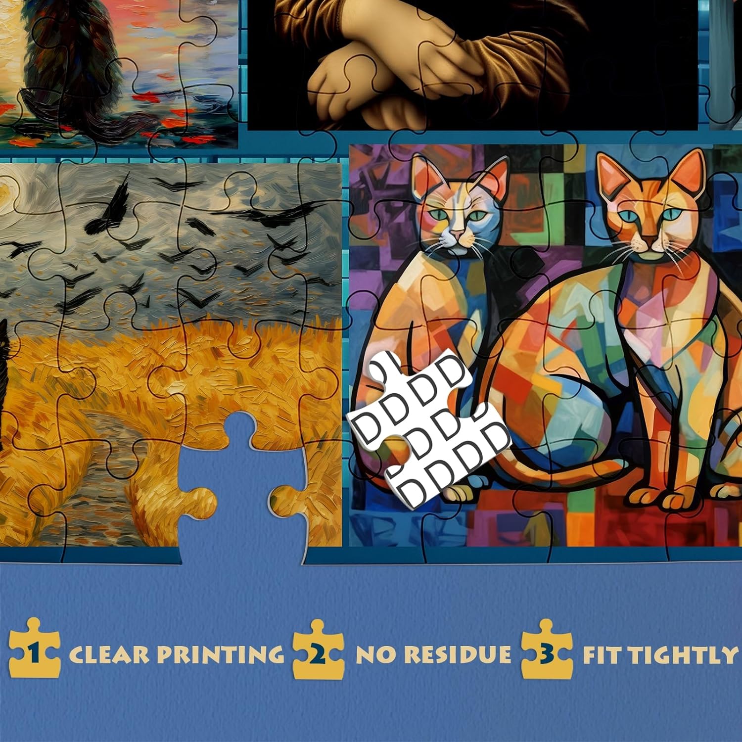 Classic Artists Cat Jigsaw Puzzle 1000 Pieces