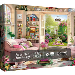 Tea Time Cabin Jigsaw Puzzle 1000 Pieces