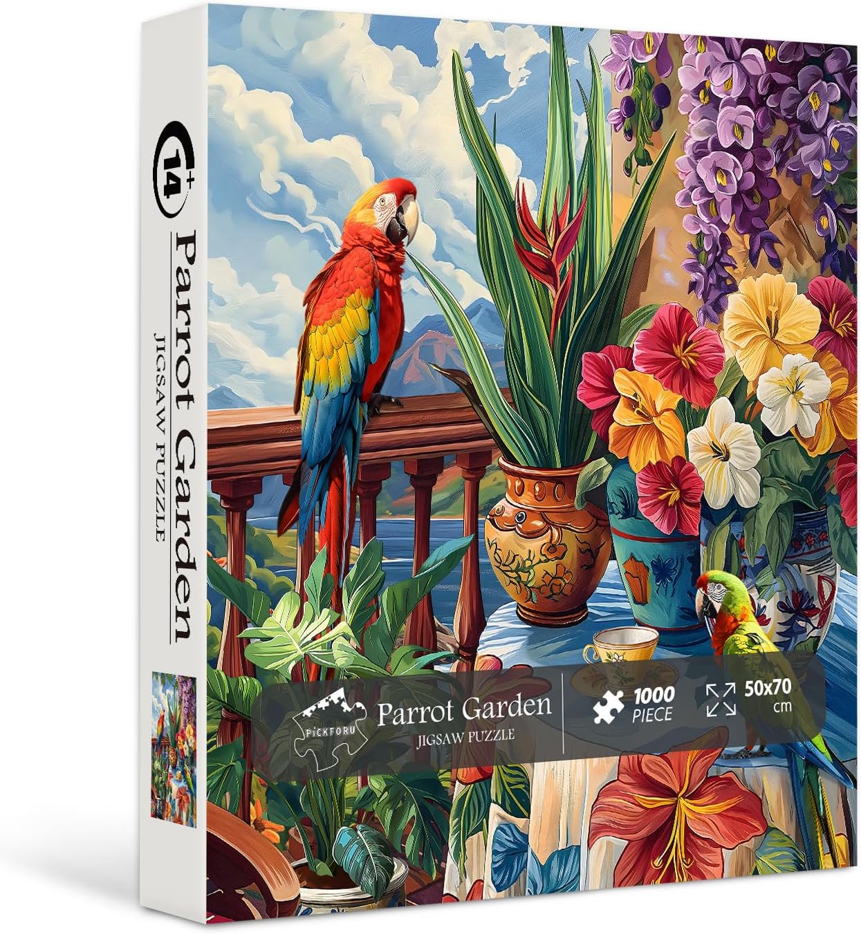 Parrot Garden Jigsaw Puzzles 1000 Pieces