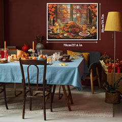 Thanksgiving Dinner Jigsaw Puzzle 1000 Pieces