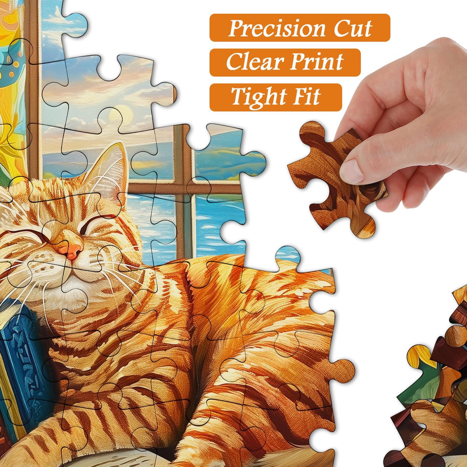 Sleeping Cat Jigsaw Puzzle 1000 Pieces