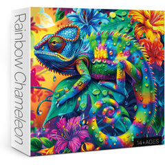  Rainbow Chameleon Jigsaw Puzzle 1000 Pieces