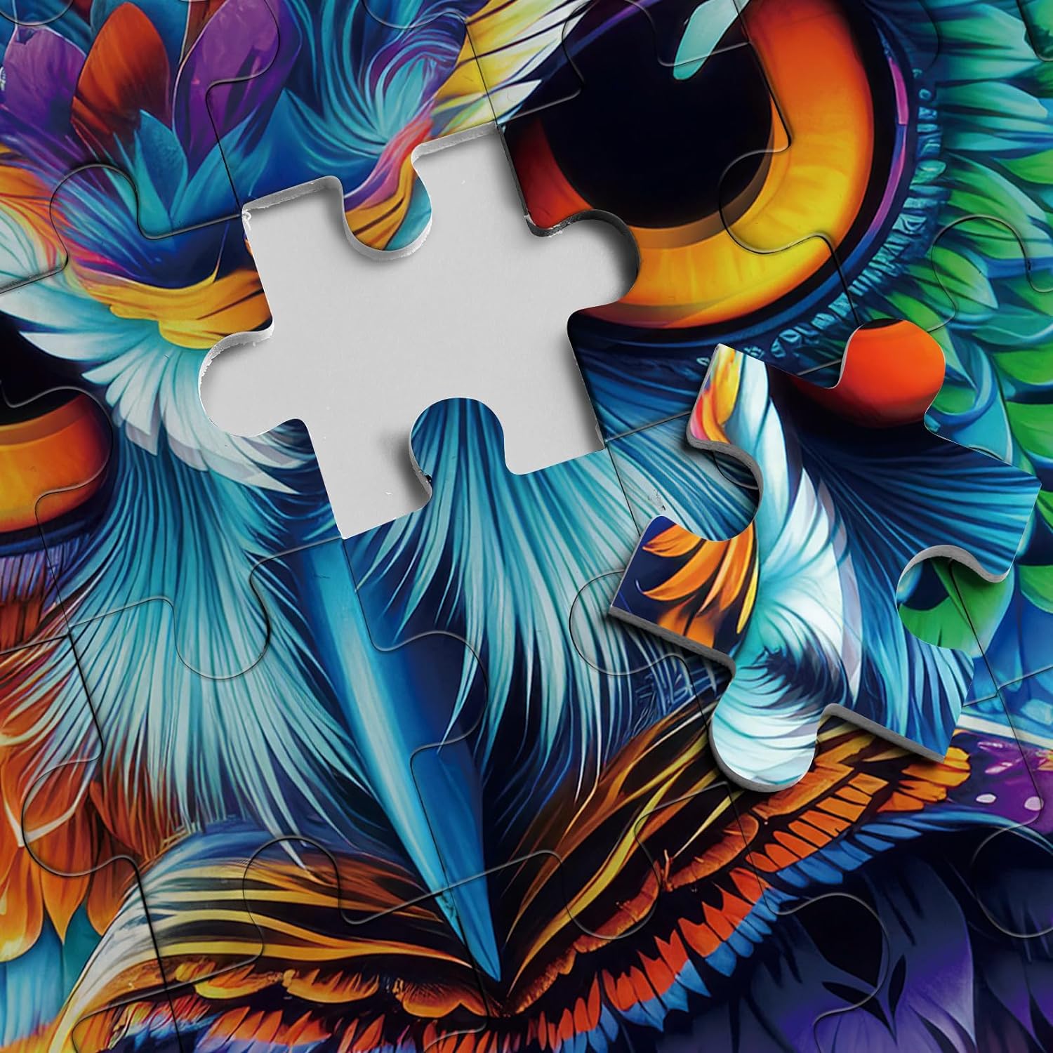 Colorful Owls Jigsaw Puzzle 1000 Pieces
