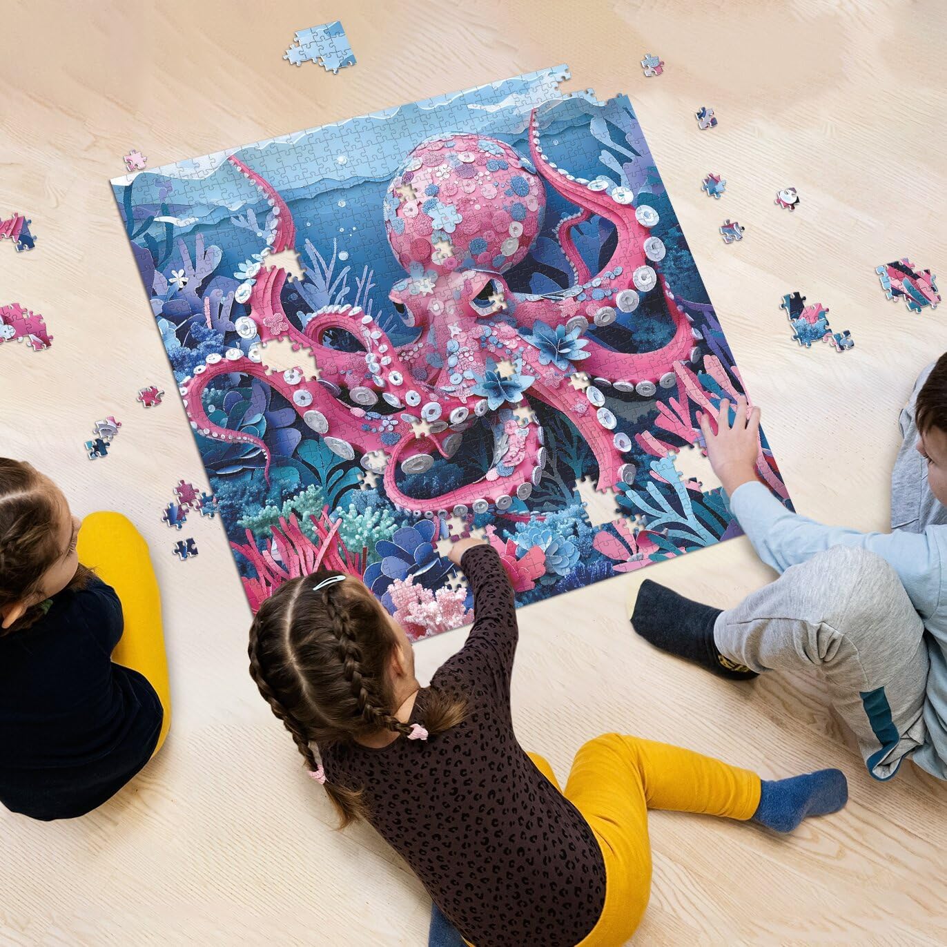 Ocean Octopus Jigsaw Puzzles 1000 Pieces