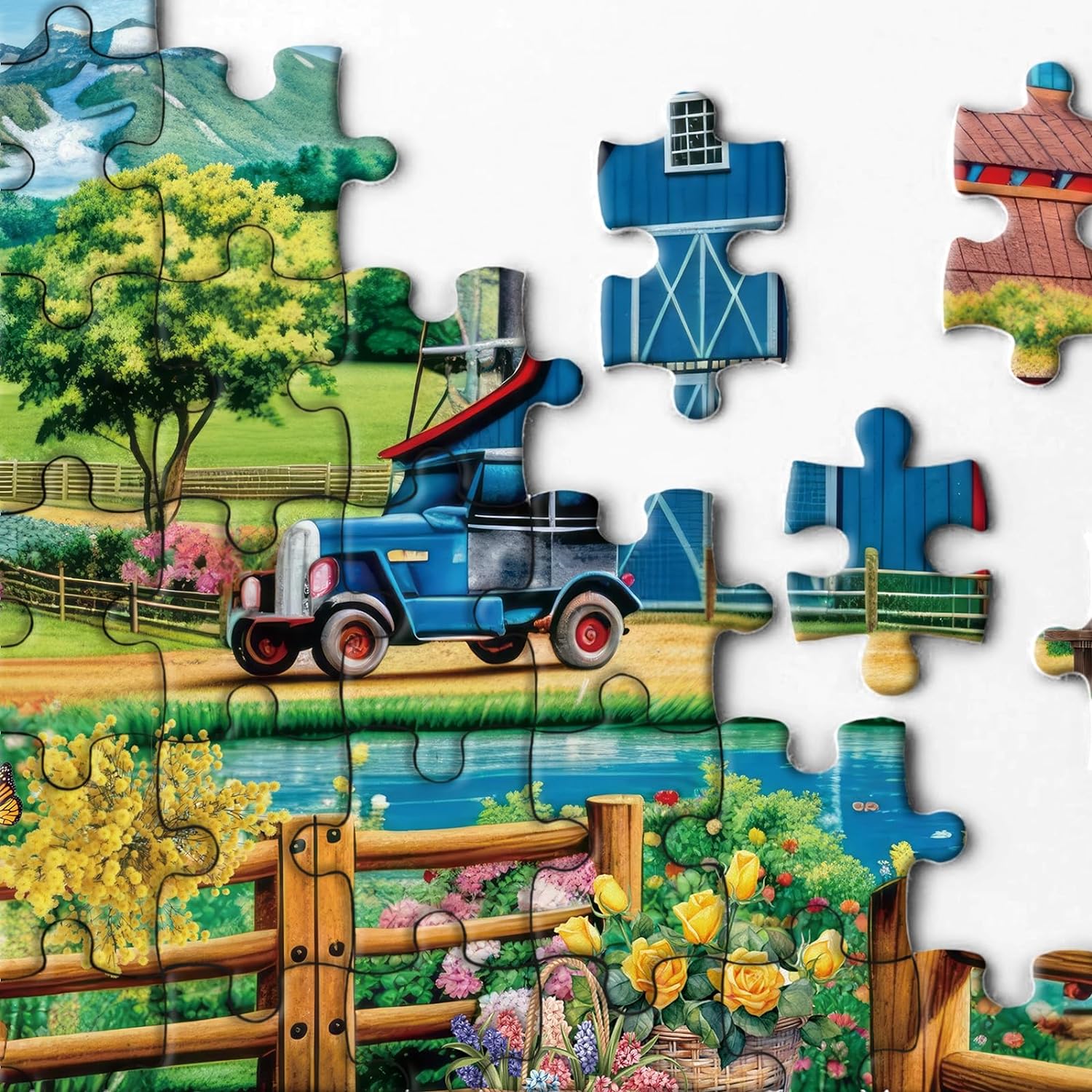 Farm Country Barn Jigsaw Puzzle 1000 Pieces