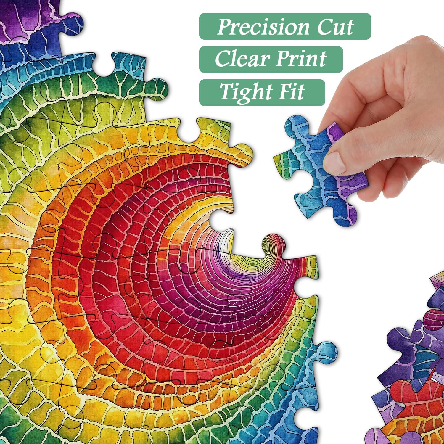 Colorful Swirl Jigsaw Puzzle 1000 Pieces