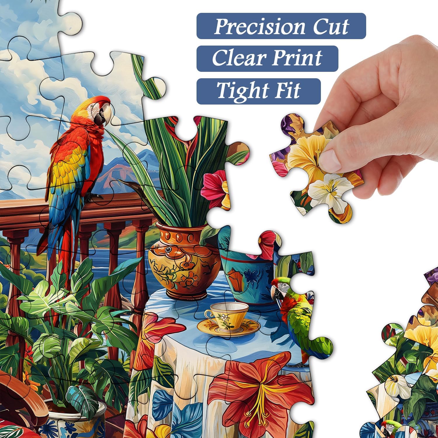 Parrot Garden Jigsaw Puzzles 1000 Pieces