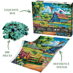 Farm Country Barn Jigsaw Puzzle 1000 Pieces