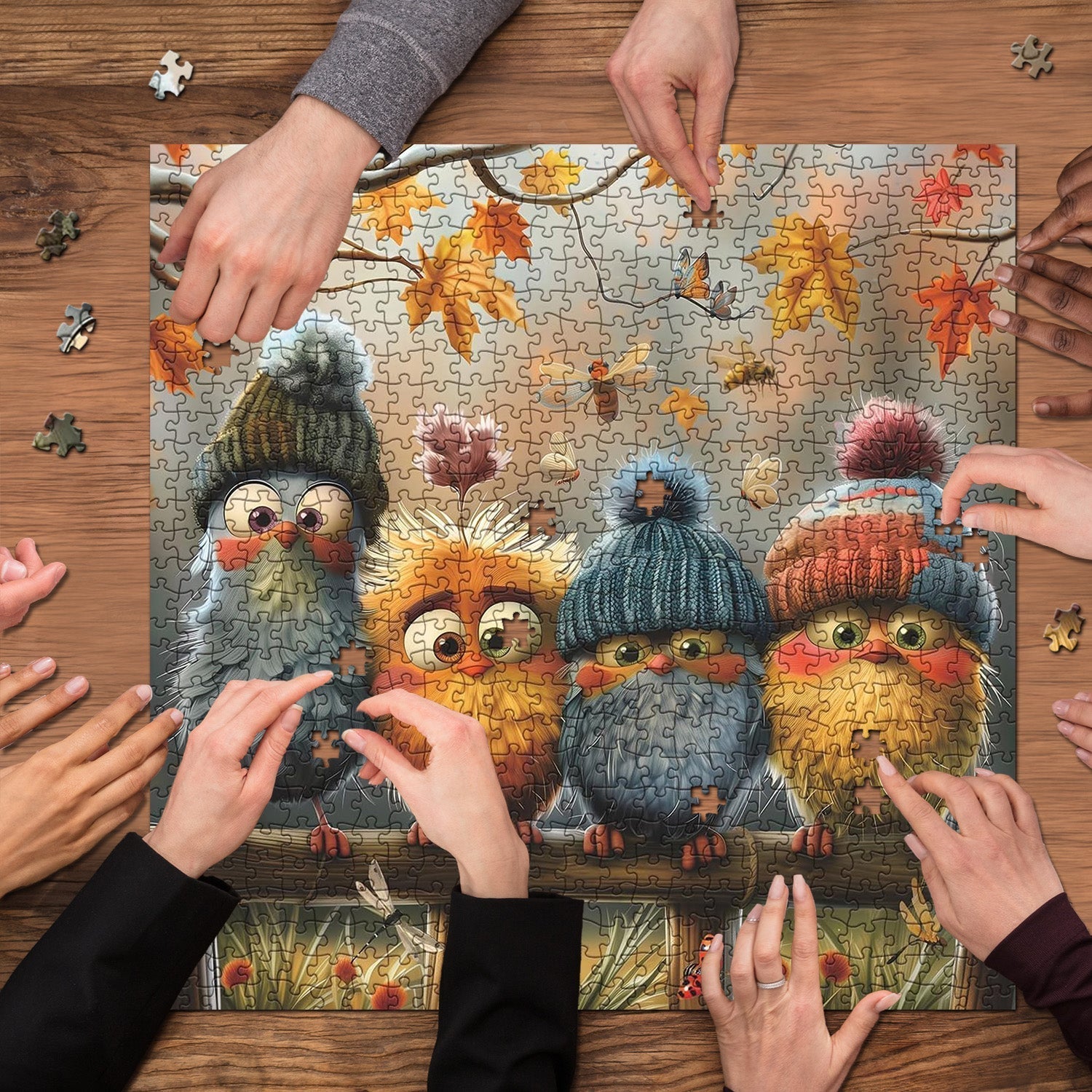 Feathered Friends Jigsaw Puzzle 1000 Pieces
