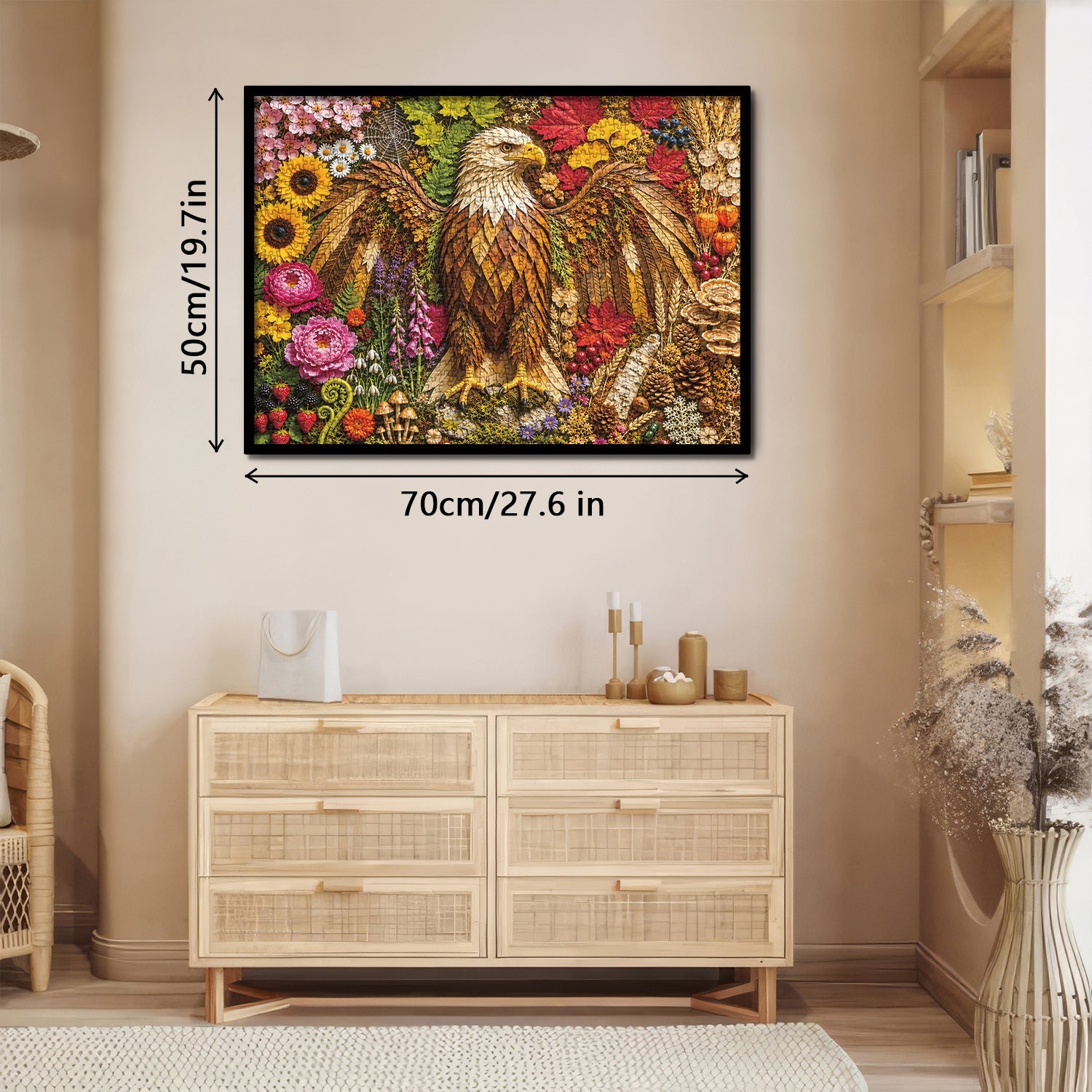 Dual-Season Eagle Jigsaw Puzzle 1000 Pieces