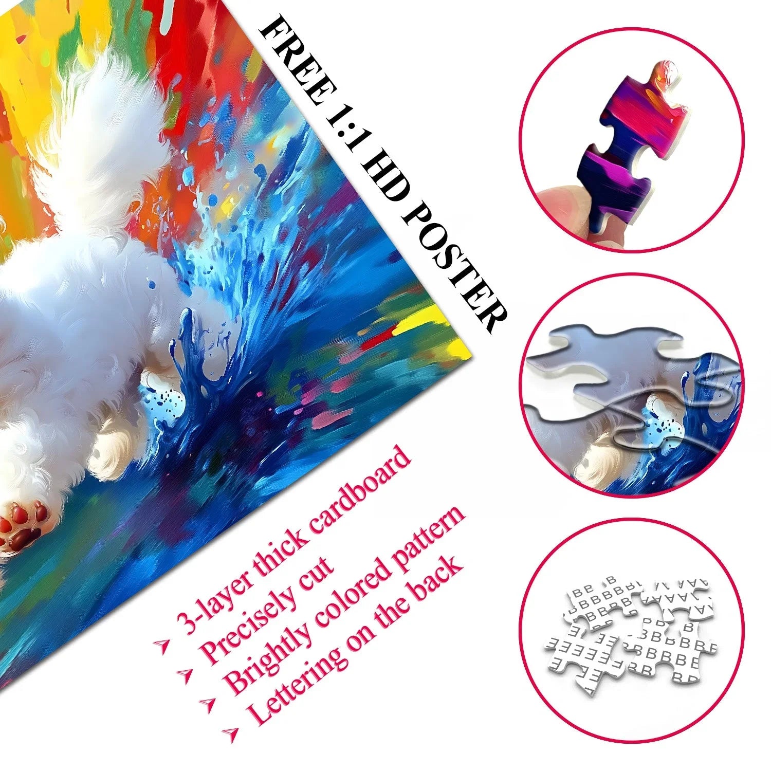Joy Puppy Joy Puzzle 1000 pièces