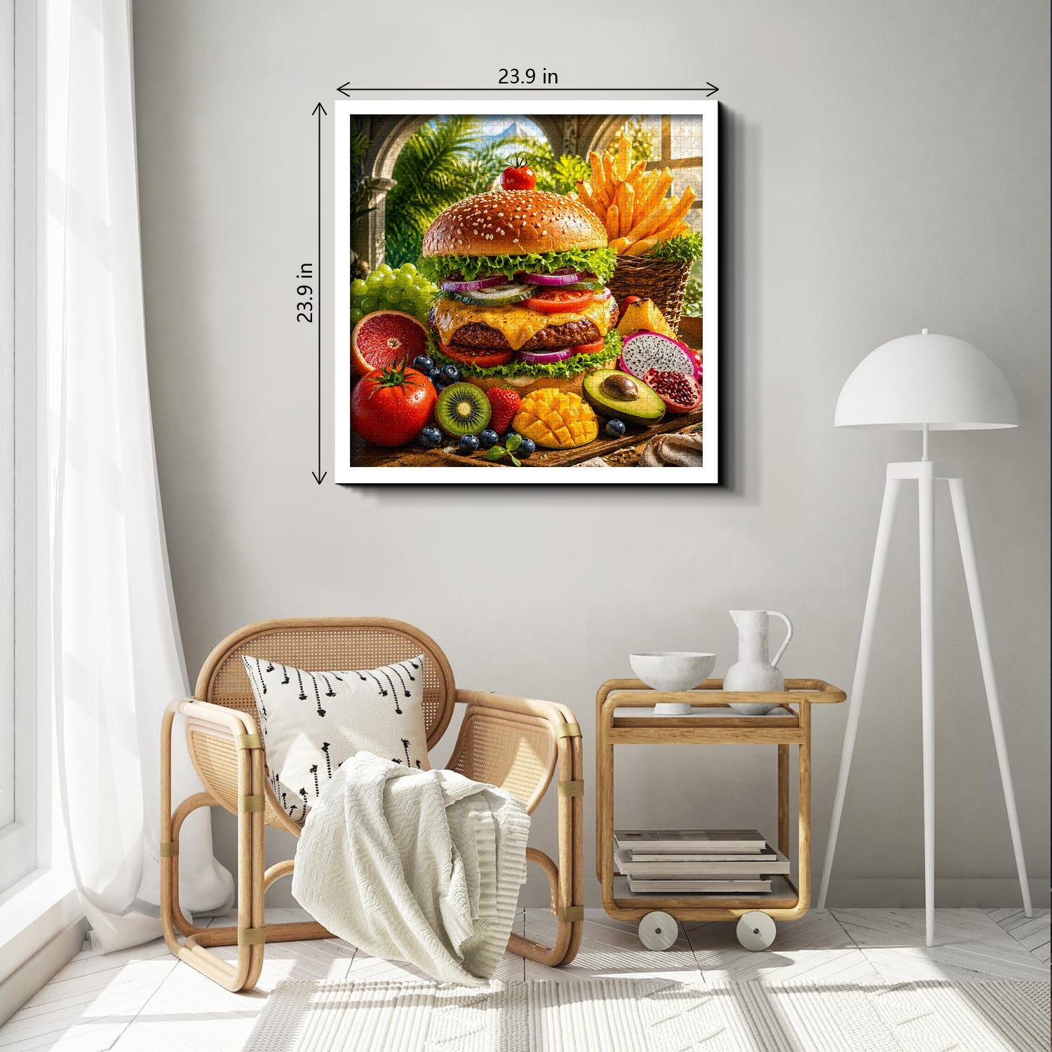 Orchard Burger Jigsaw Puzzle 1000 Pieces