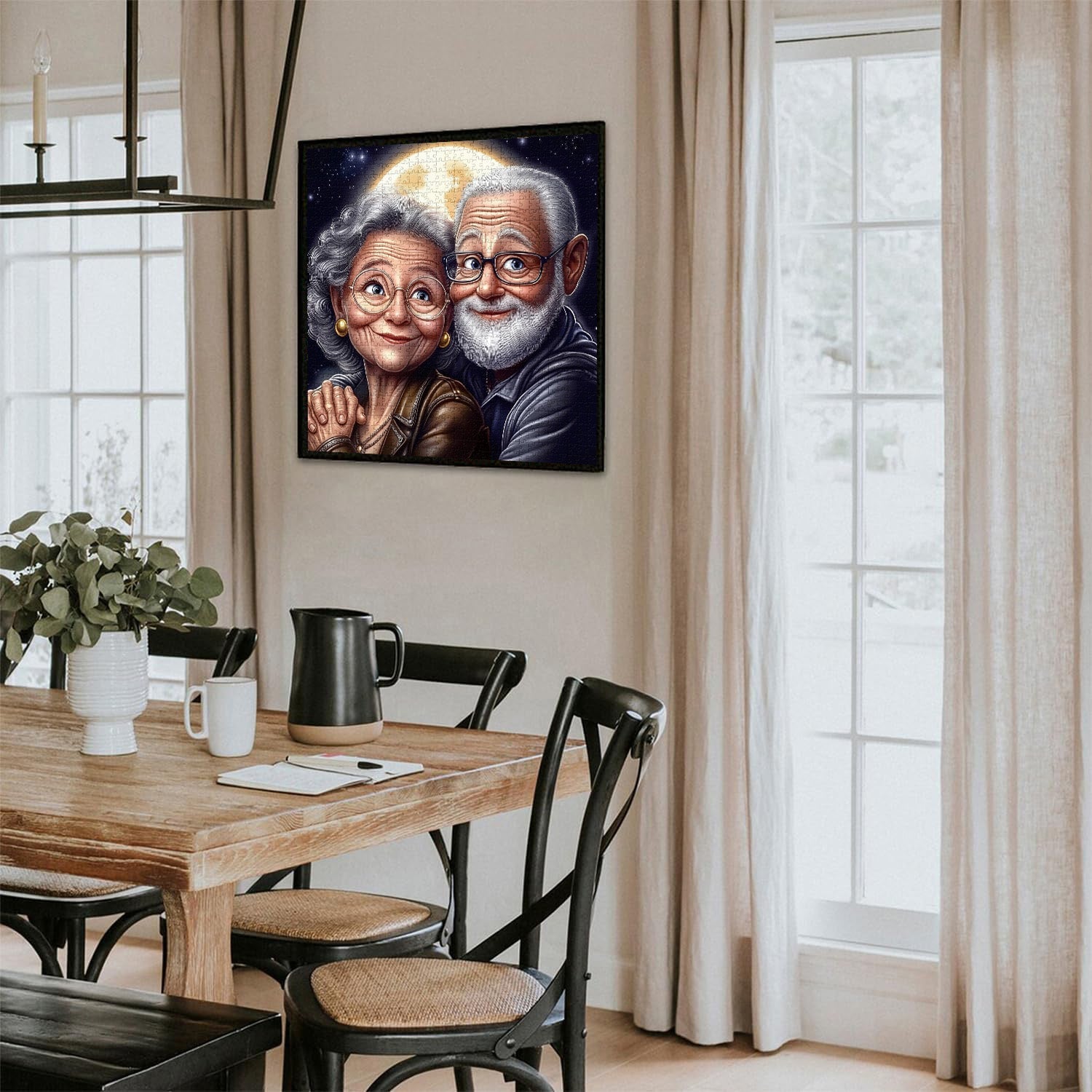 Puzzle Silver Hair Embrace 1000 pièces