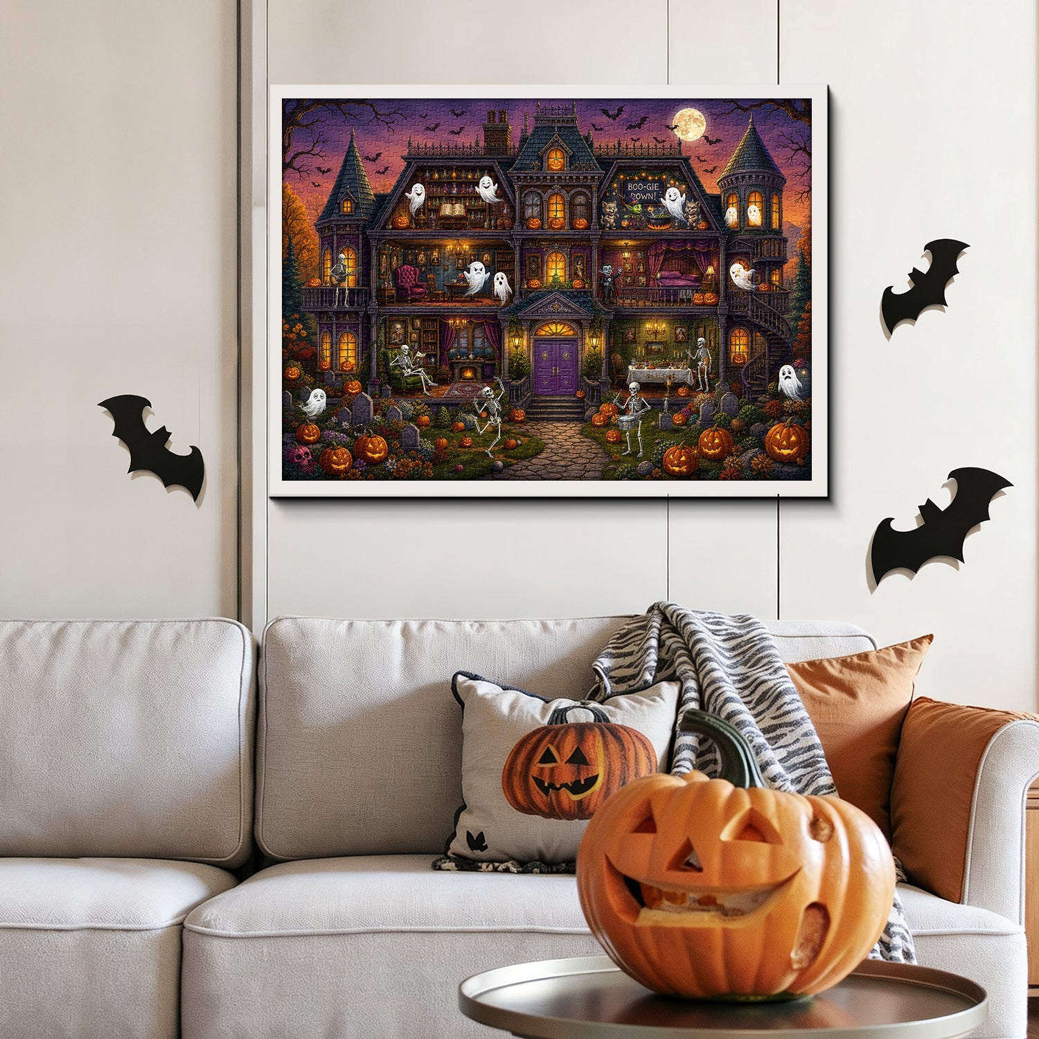 Halloween Haunted Mansion Jigsaw Puzzle 1000 Piece