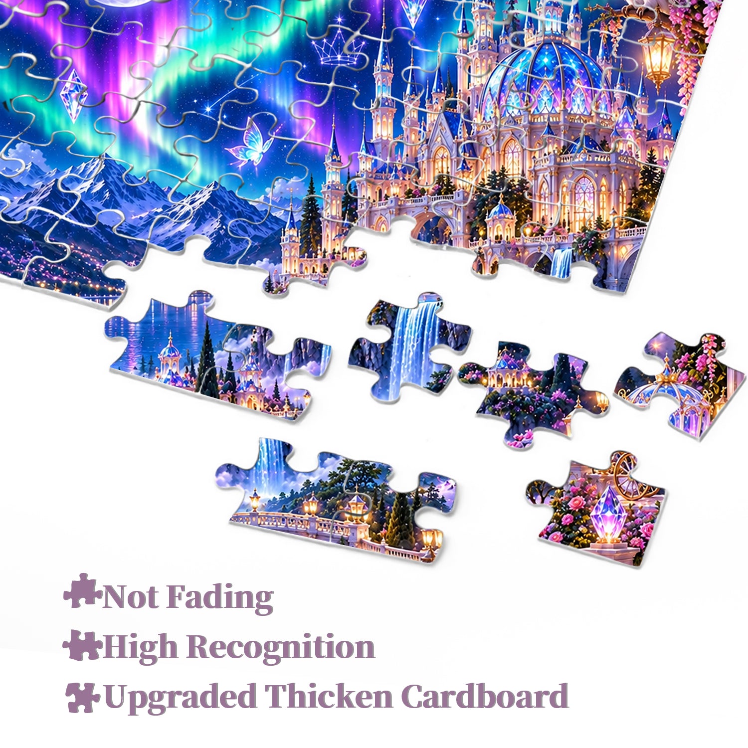 Aurora Castle Jigsaw Puzzle 1000 Pieces