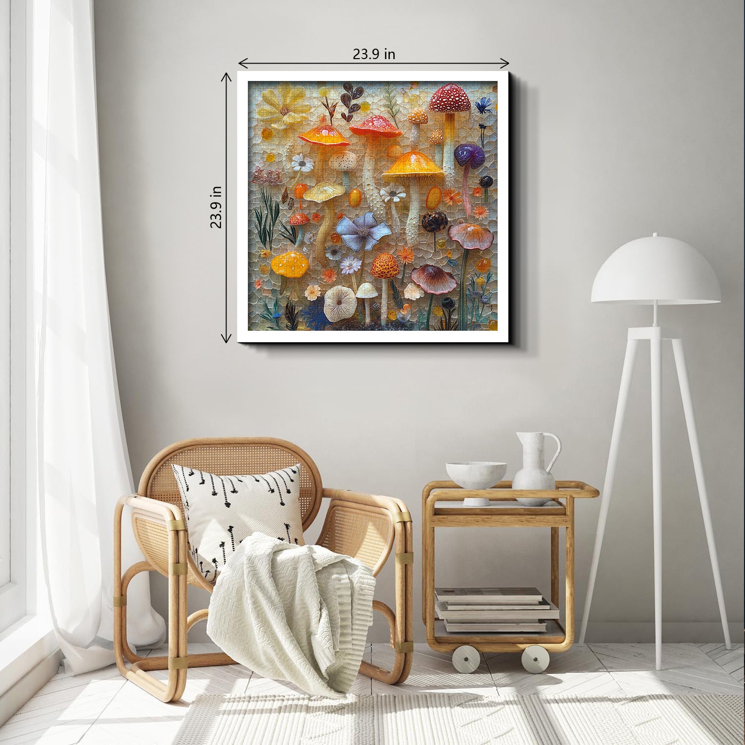 Mushrooms & Blooms Jigsaw Puzzle 1000 Pieces