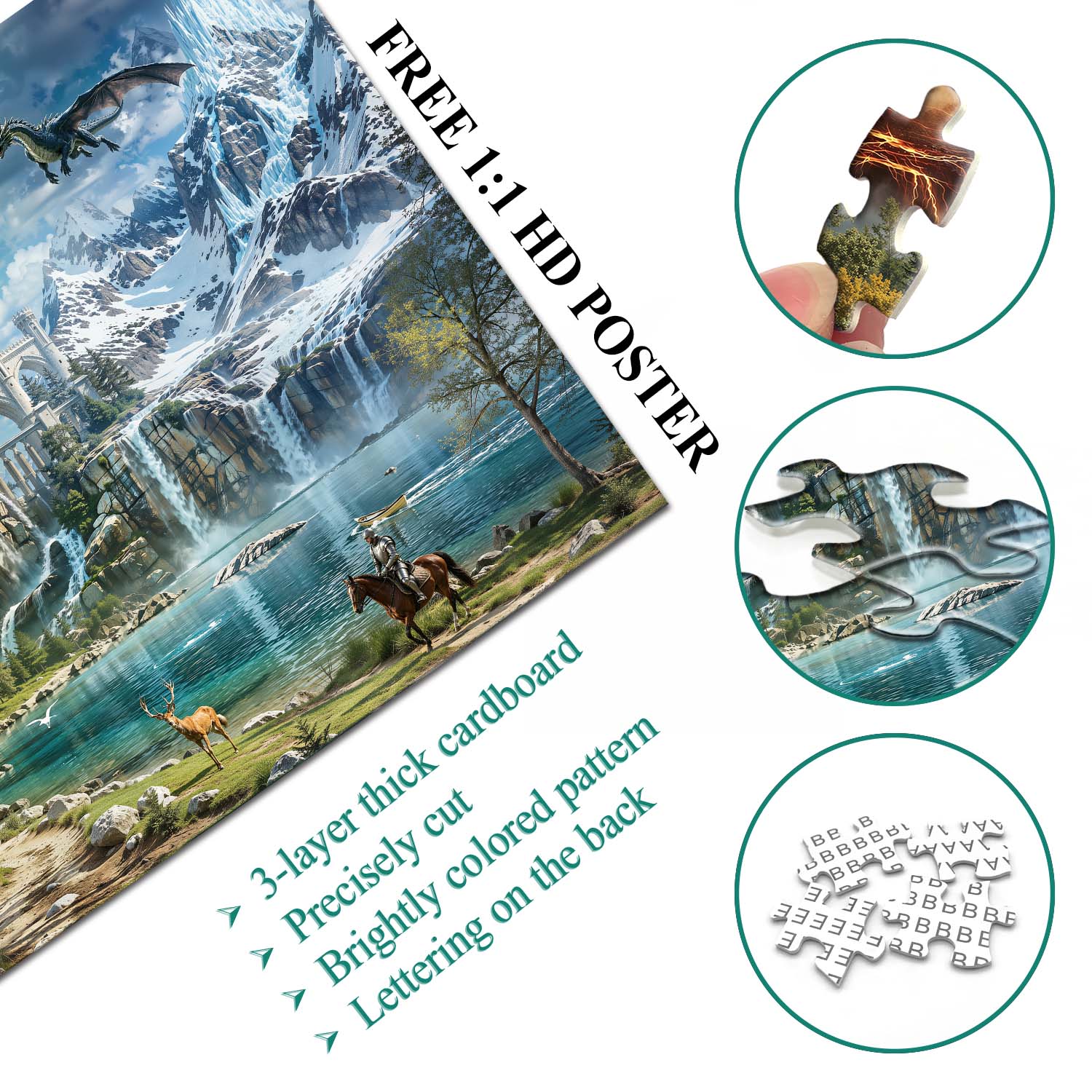 Fantasy Kingdom Jigsaw Puzzle 1000 Pieces