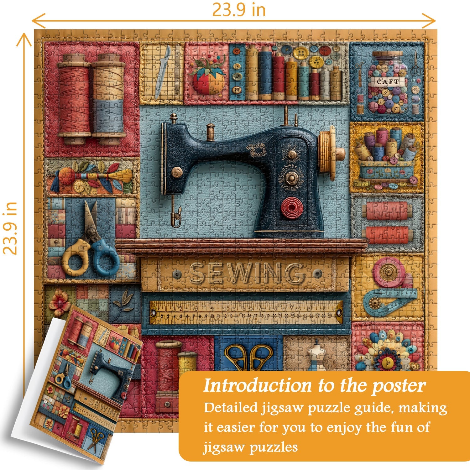 Nähhandwerkskollektion Puzzle 1000 Teile