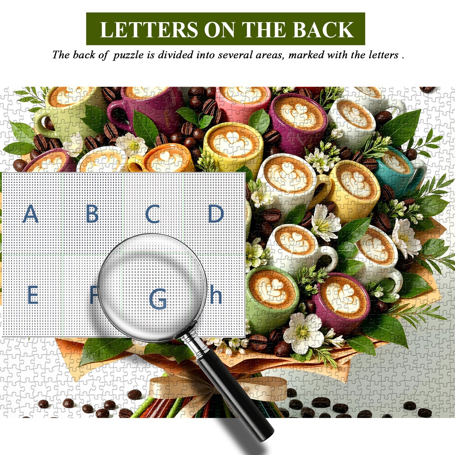 Coffee Cup Bouquet Jigsaw Puzzle 1000 Pieces