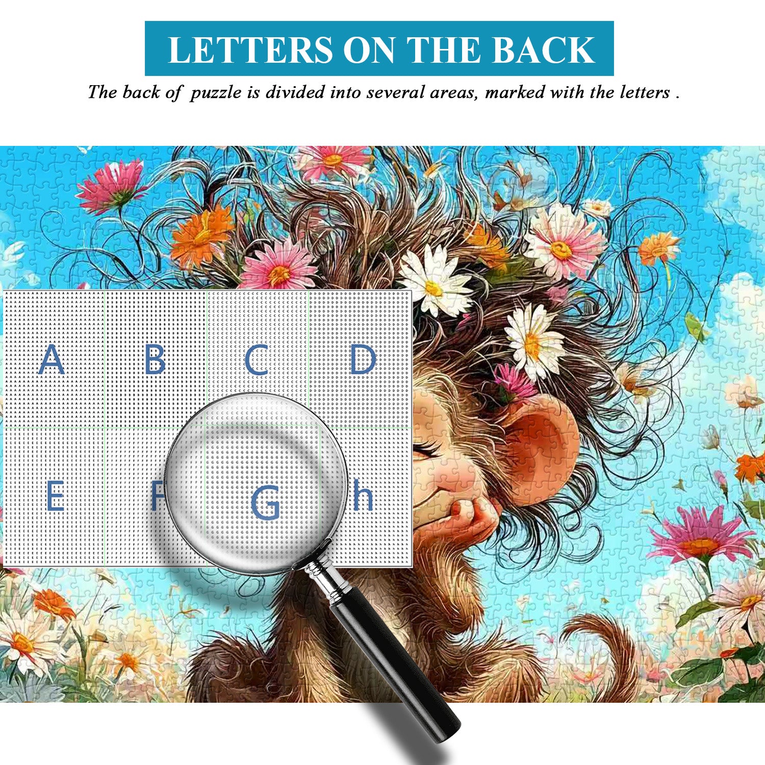 Puzzle Whimsy Blossom Monkey 1000 pezzi