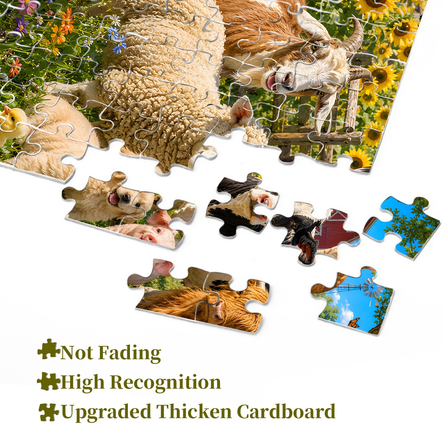 Farm Friends Fiesta Jigsaw Puzzle 1000 Pieces